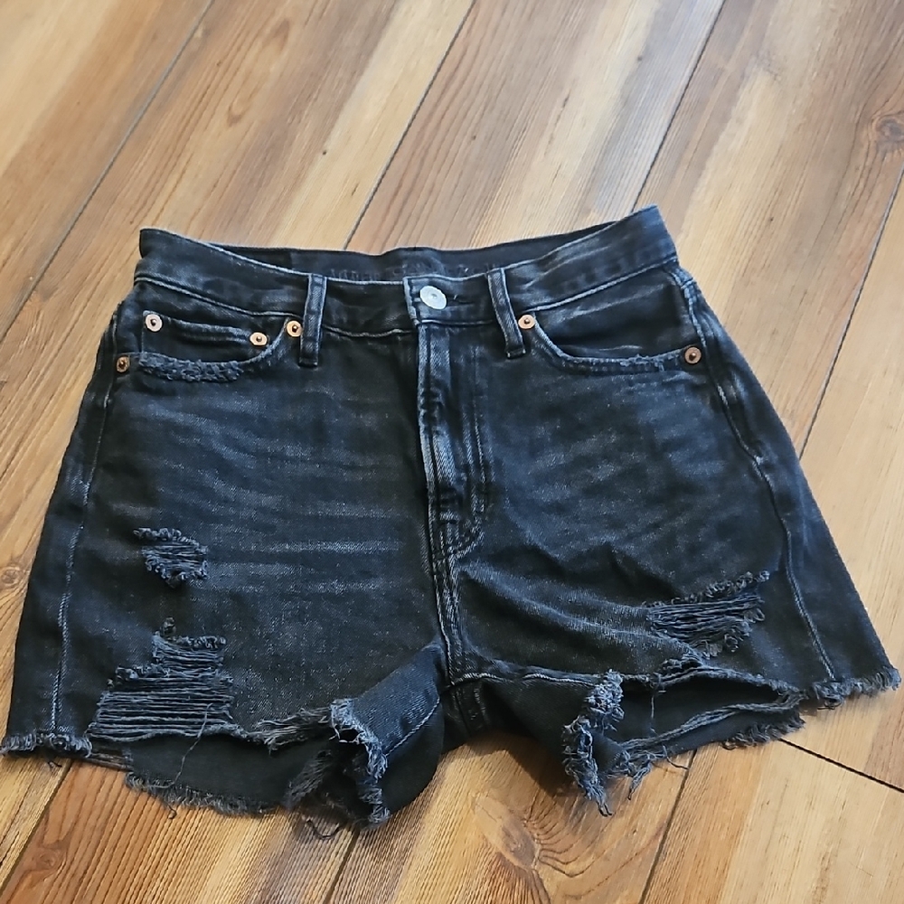 American Eagle Outfitters Black Jean Shorts